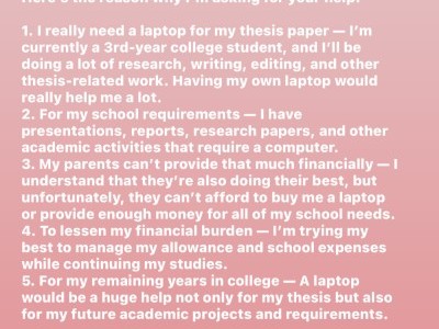 FOR MY FUTURE